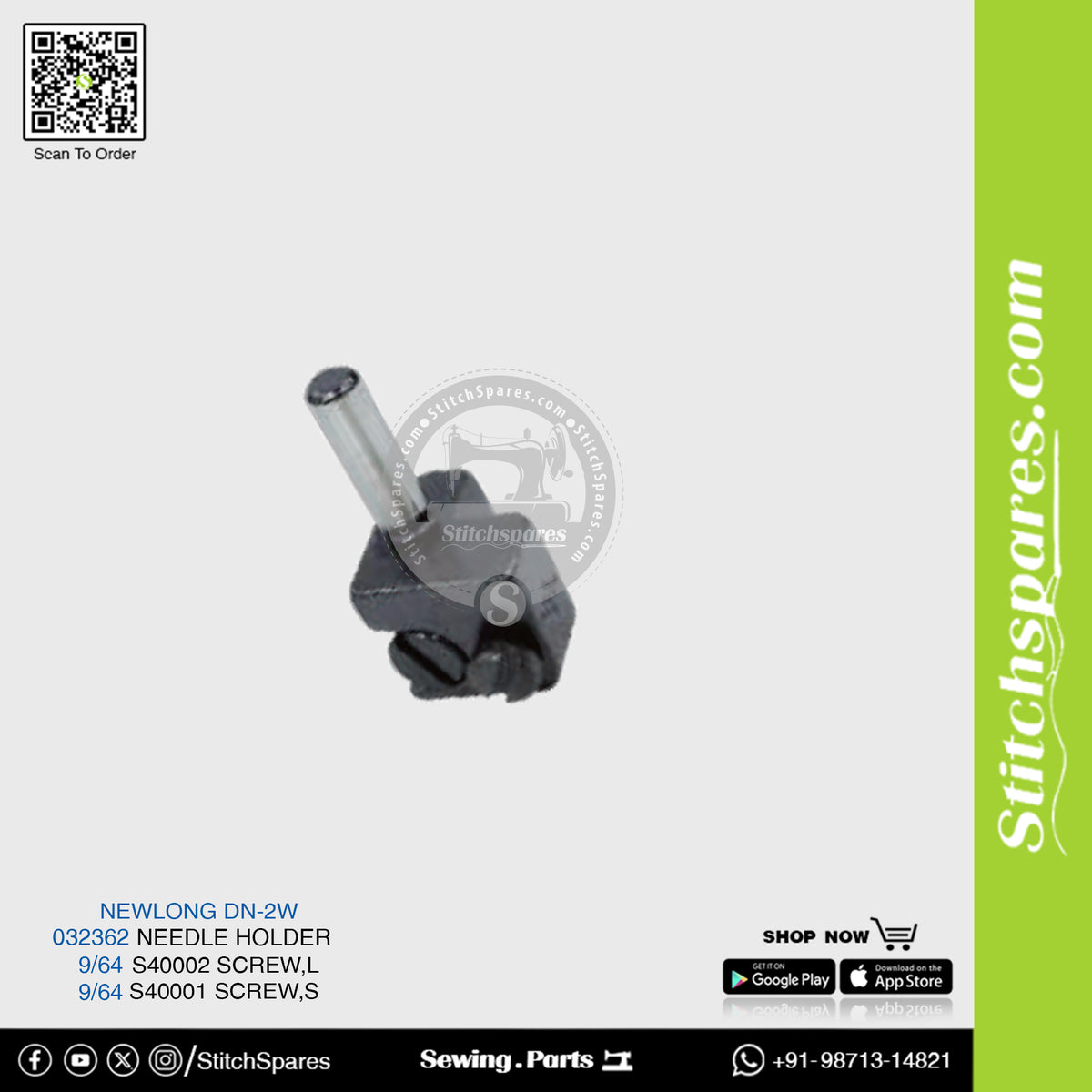 032362 Needle Holder NEWLONG DN-2W Two-Needle FIBC Bag Closing
