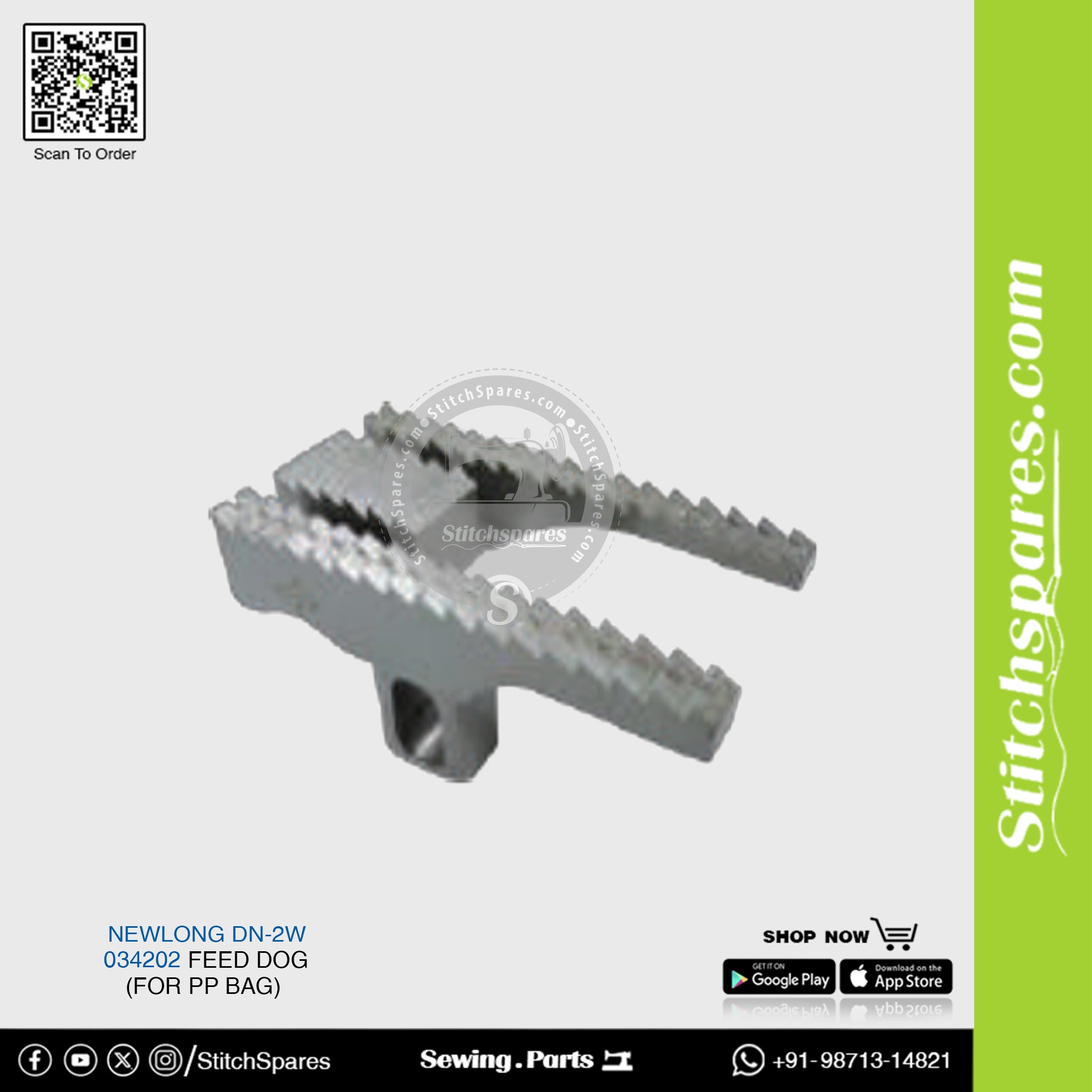 B11001 Needle (Uyx143Gs 25#) NEWLONG DN-2W Two-Needle FIBC Bag Closing Sewing Machine