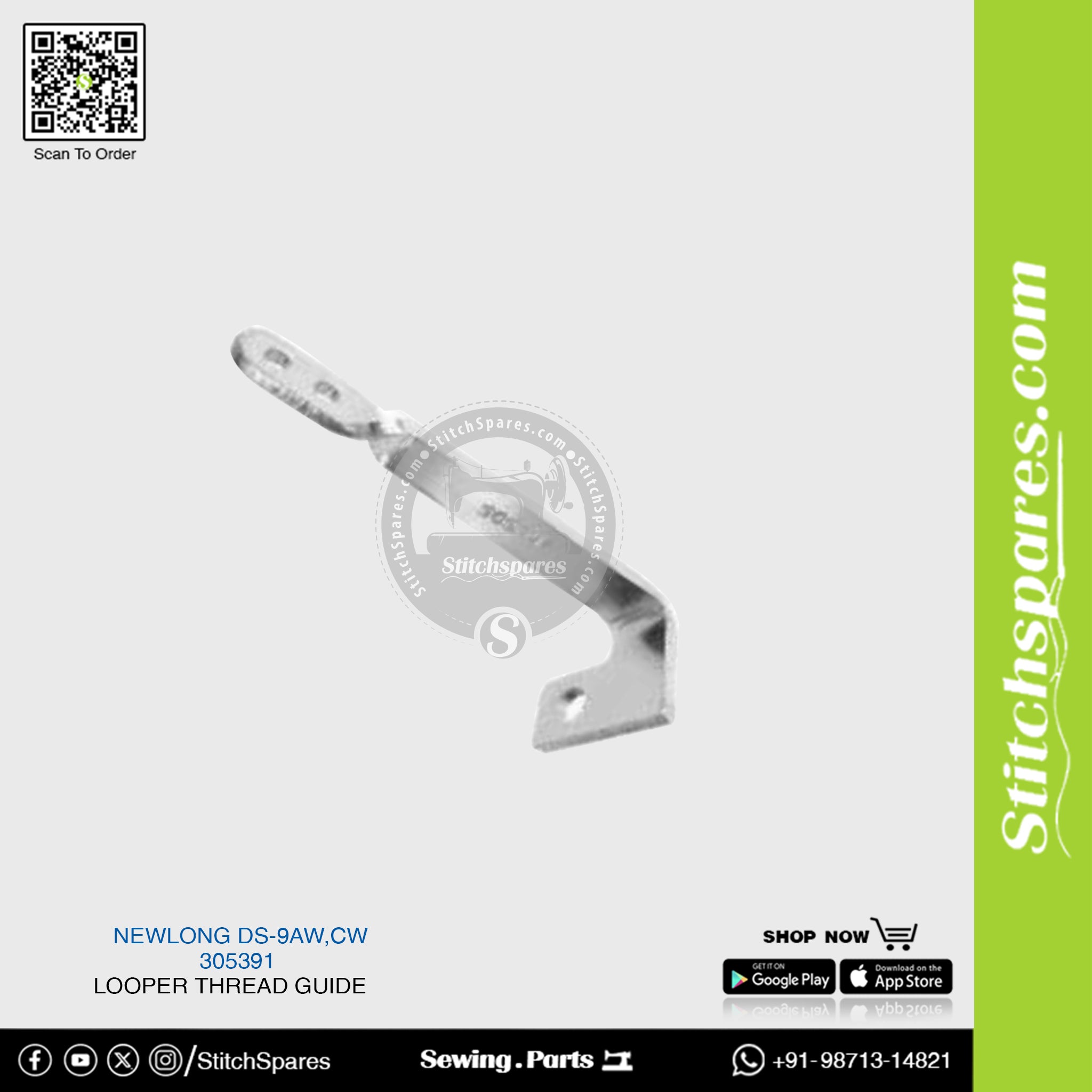 305391 Looper Thread Guide NEWLONG DS-9AW,CW FIBC Bag Closer Sewing Machine