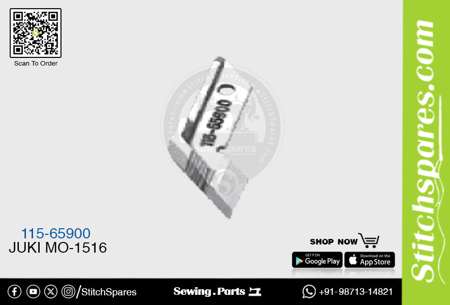 115-65900 Knife (Blade) Juki MO-1516 Sewing Machine – StitchSpares.Com