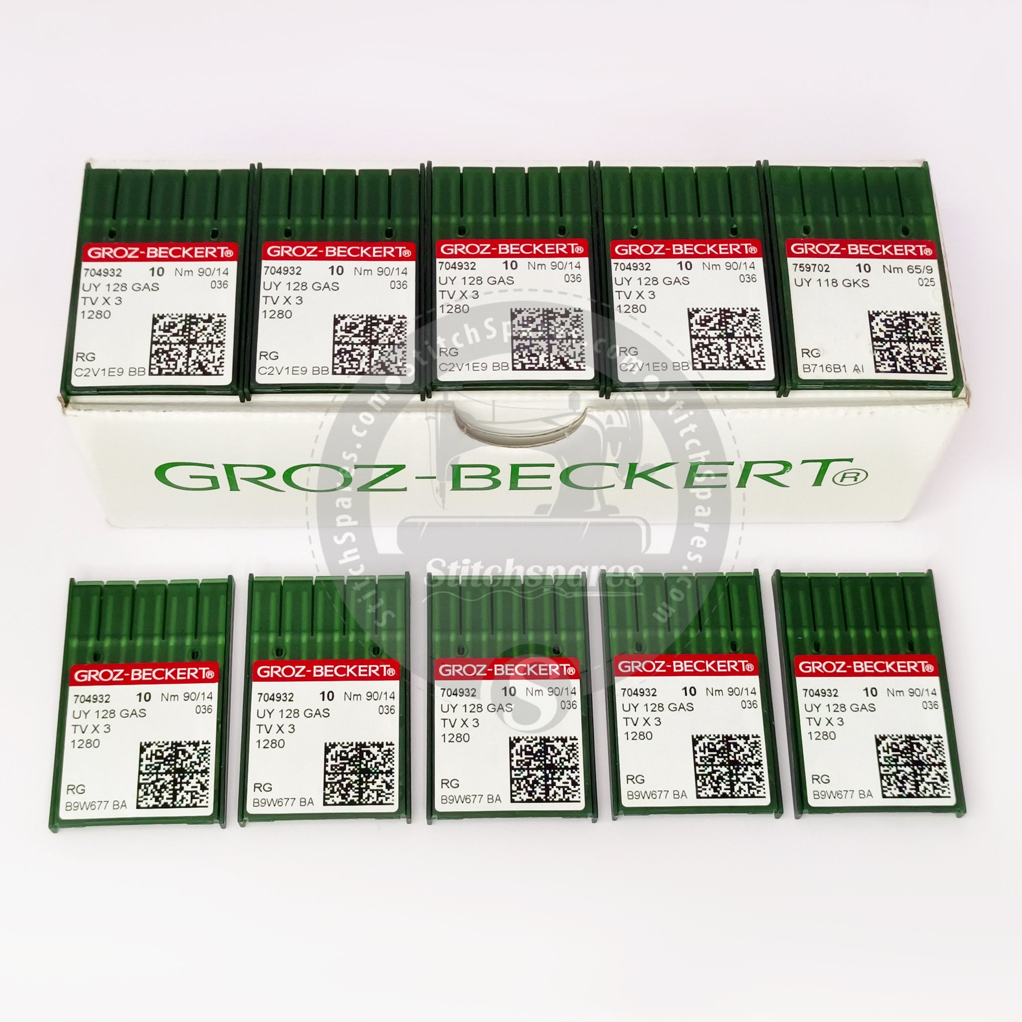 #704932 TVx3/UY 128 GAS Nm 90/14 RG Groz Beckert Sewing Machine Needle