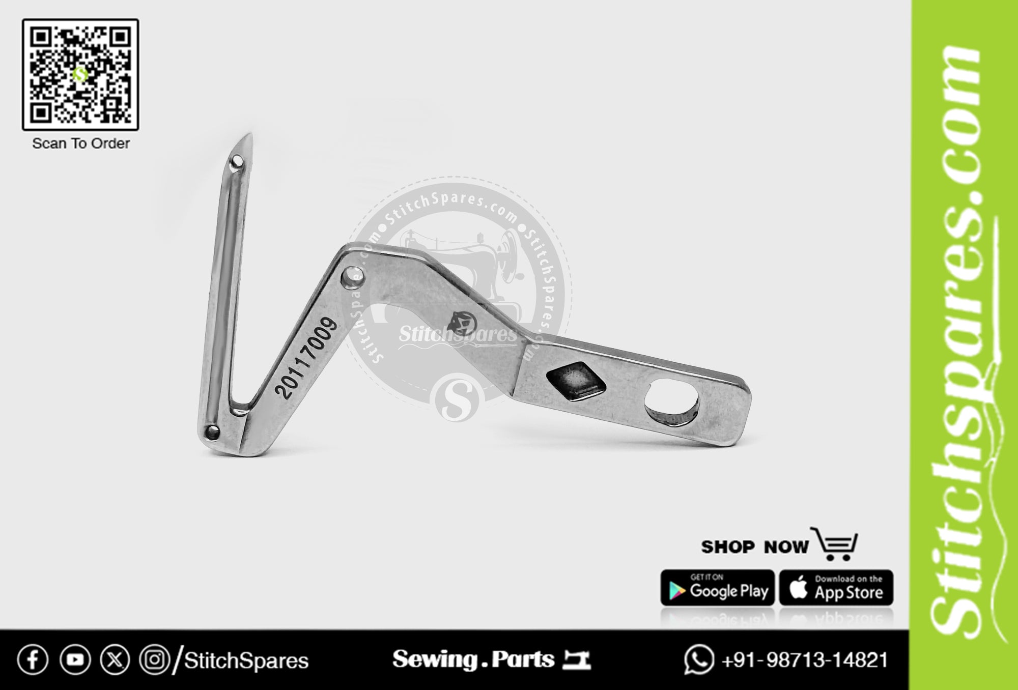 20117009 Lower Looper JACK 805-M2-35 Overlock Machine Spare Parts