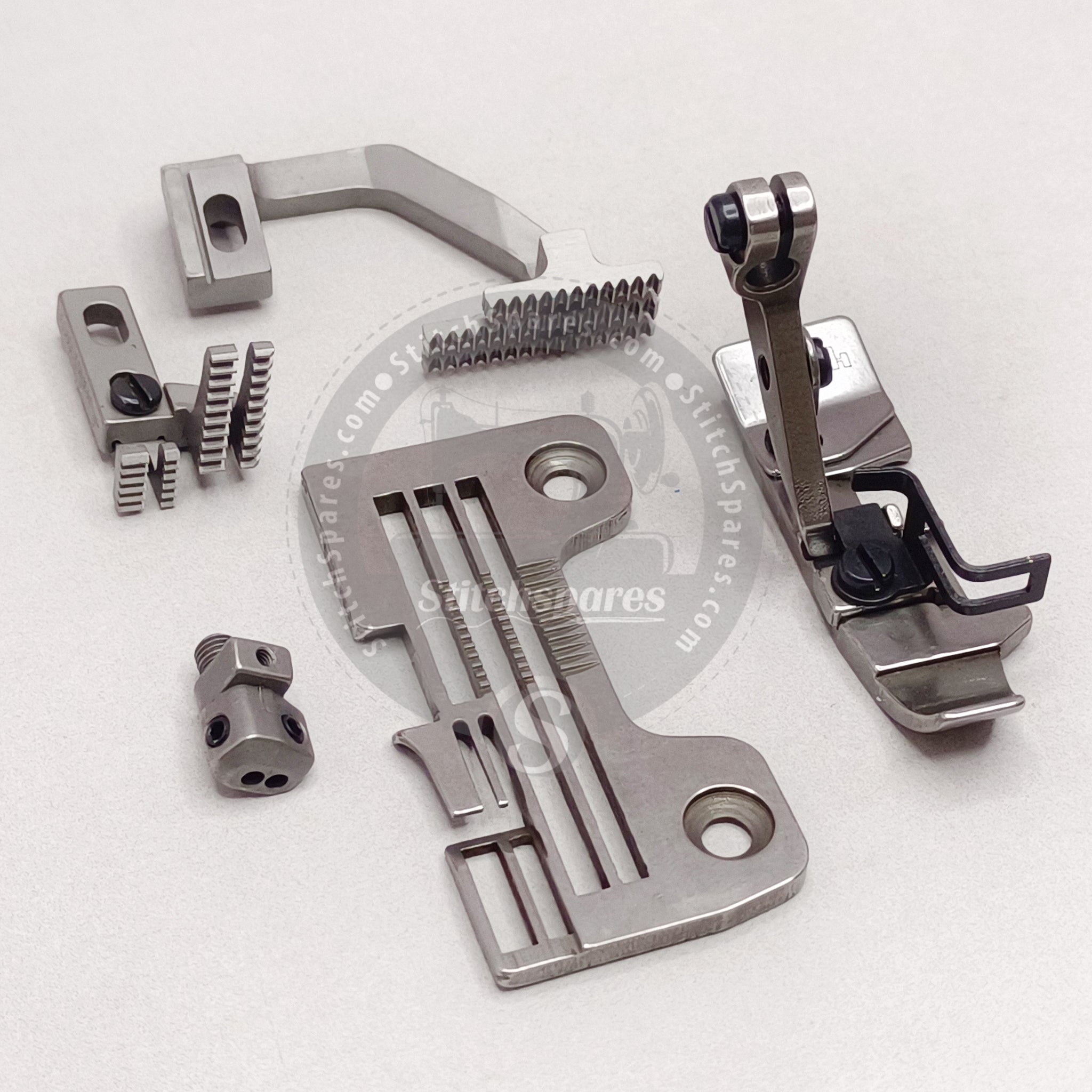 2108050 Gauge Set 4-Thread YAMATO  AZ Overlock Sewing Machine Spare Part  2109009/2109005 / 2109006/2109067 Feed Dog Set 2157057/2157058 Presser Foot  2159102 Needle Clamp