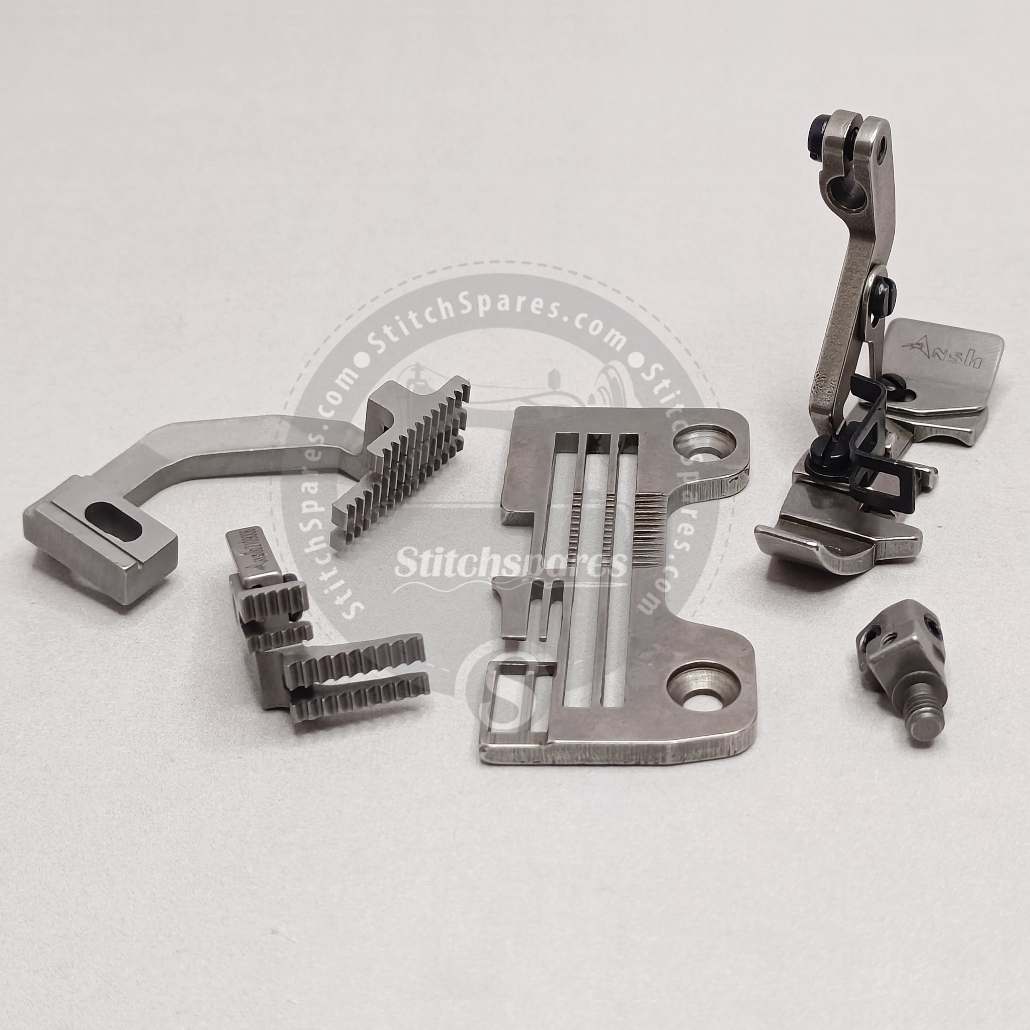 2108050 Gauge Set 4-Thread YAMATO  AZ Overlock Sewing Machine Spare Part  2109009/2109005 / 2109006/2109067 Feed Dog Set 2157057/2157058 Presser Foot  2159102 Needle Clamp