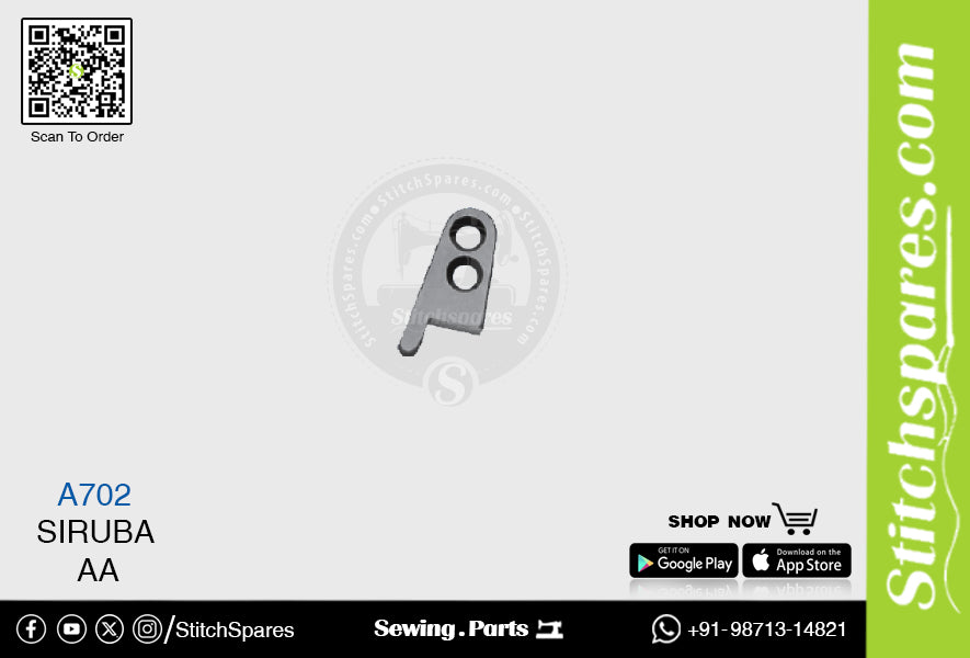 Strong-H A702 Knife / Blade / Trimmer Siruba AA Sewing Machine Spare Parts
