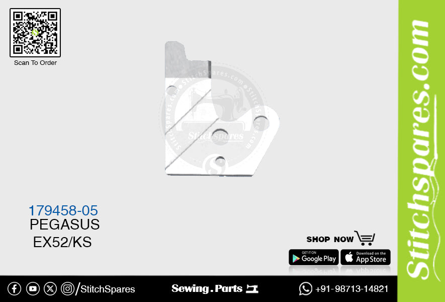 179458-05 knife pegasus ex-52/ks machine – StitchSpares.Com