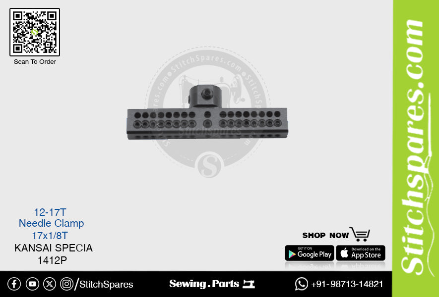 STRONG-H 12-17T NEEDLE CLAMP KANSAI SPECIAL 1412P SEWING MACHINE SPARE PART