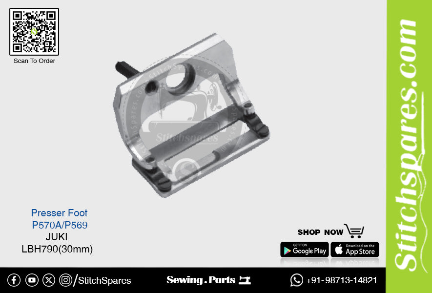 Strong-H P570A/P569 Presser Foot Juki BH790 (30mm) Industrial Sewing Machine Spare Part