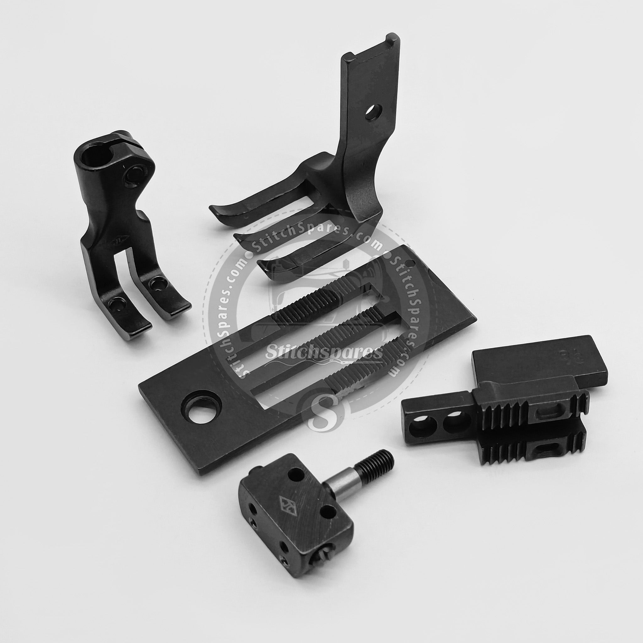 4420 Gauge Set 3/8'' Double Needle Compound Feed JUMBO HOOK Heavy Duty Walking Foot Sewing Machine Spare Part