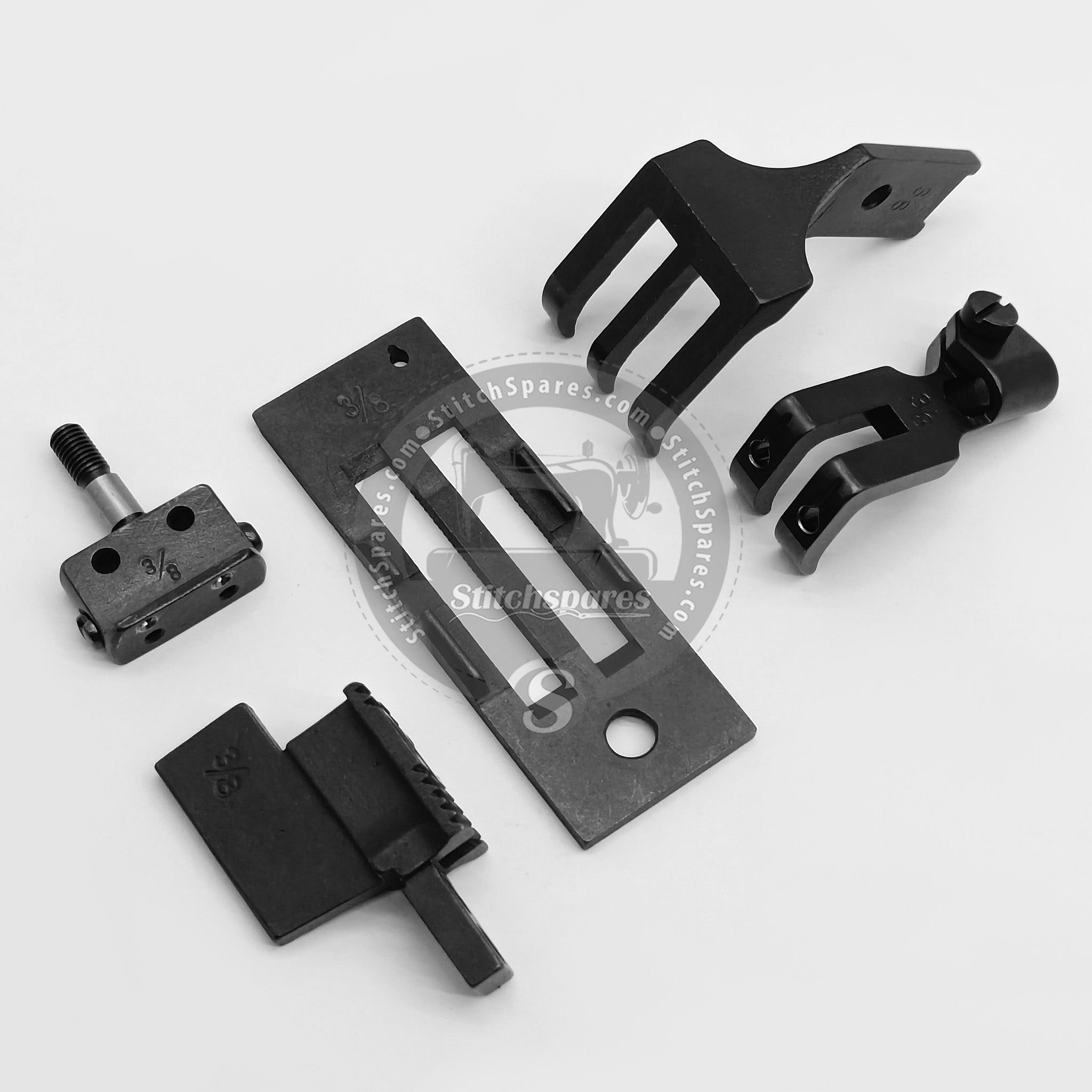 4420 Gauge Set 3/8'' Double Needle Compound Feed JUMBO HOOK Heavy Duty Walking Foot Sewing Machine Spare Part