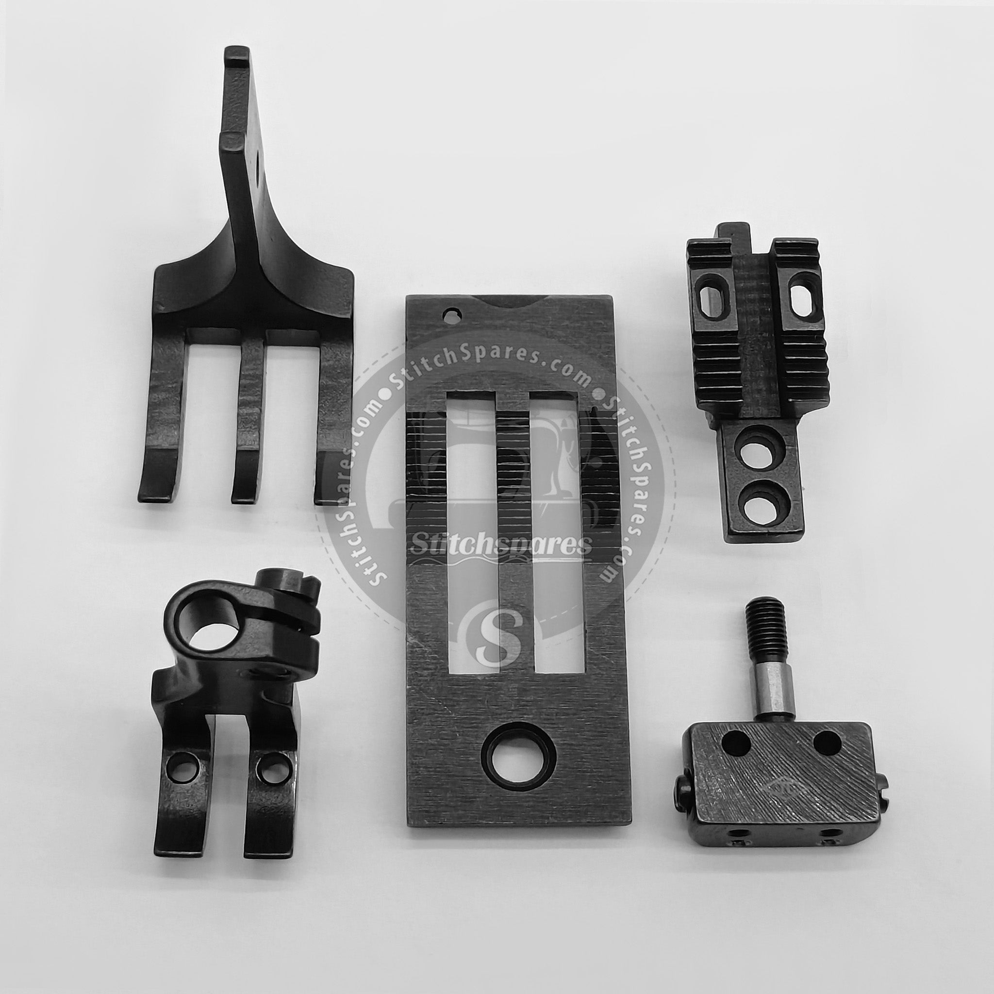 4420 Gauge Set 3/8'' Double Needle Compound Feed JUMBO HOOK Heavy Duty Walking Foot Sewing Machine Spare Part