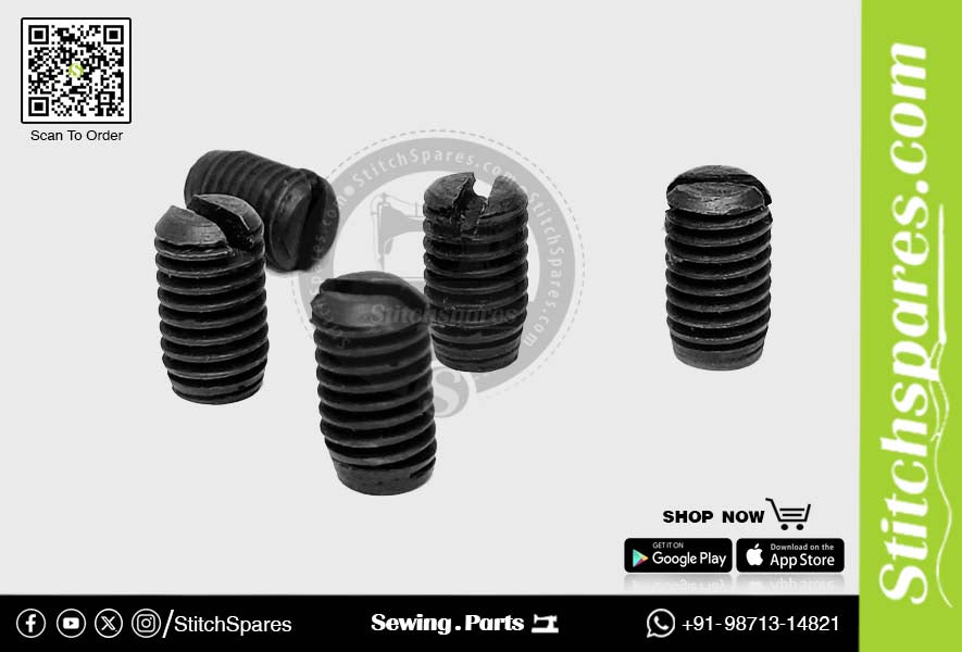 #SS-8150710-SP / #SS8150710SP  Screw 15/64-28 L=7 For JUKI DDL-8100, DDL-8300, DDL-8500, DDL-8700 Industrial Sewing Machine Spare Parts