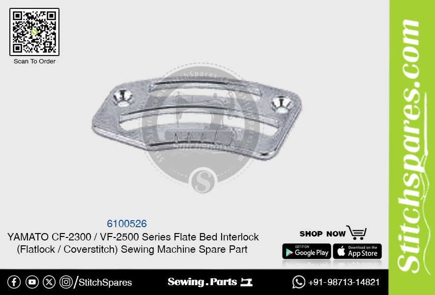 6100526 YAMATO CF-2300  VF-2500 Series Flat Bed Interlock (Flatlock  Coverstitch ) Sewing Machine Spare Part
