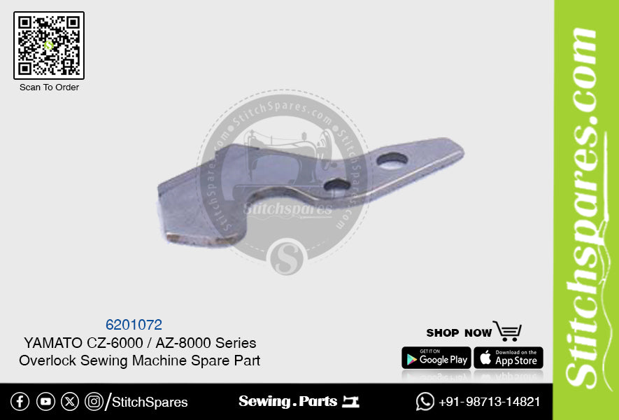 6201072 YAMATO CZ-6000  AZ-8000 Series Overlock Sewing Machine Spare Part