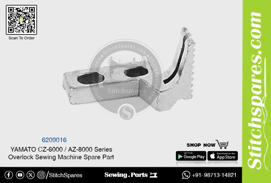 6209016 YAMATO CZ-6000  AZ-8000 Series Overlock Sewing Machine Spare Part