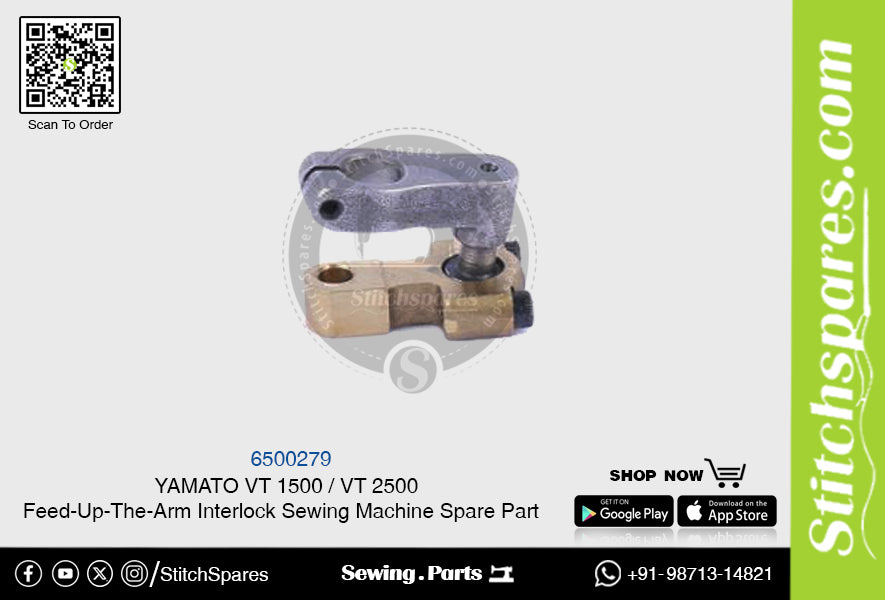 6500279 YAMATO VT-1500  VT-2500 Feed-Up-The-Arm Interlock Sewing Machine Spare Part