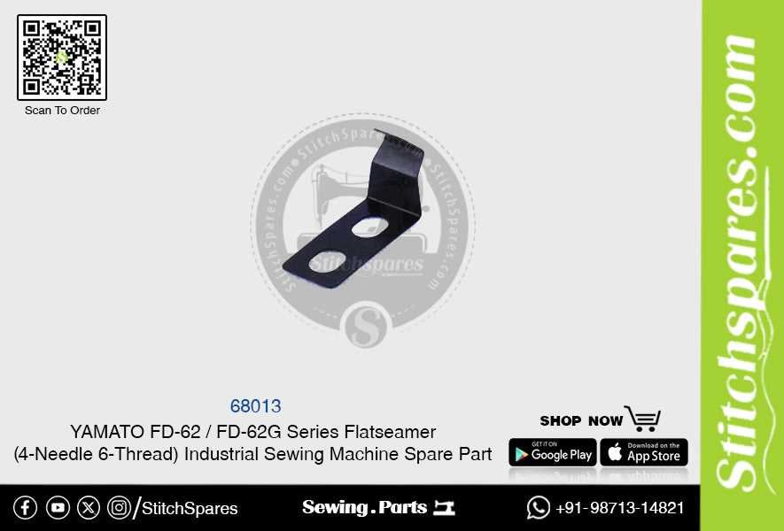 68013 YAMATO FD-62  FD-62G Series Flatseamer ( 4-Needle 6-Thread ) Industrial Sewing Machine Spare Part