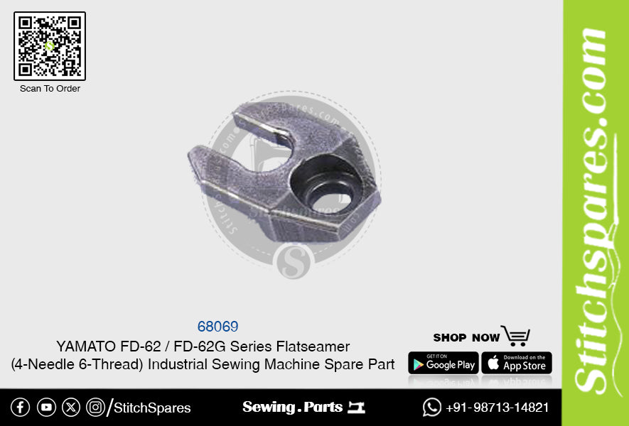 68069 YAMATO FD-62  FD-62G Series Flatseamer ( 4-Needle 6-Thread ) Industrial Sewing Machine Spare Part
