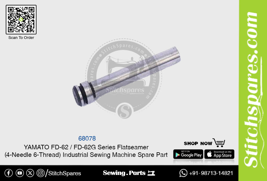 68078 YAMATO FD-62  FD-62G Series Flatseamer ( 4-Needle 6-Thread ) Industrial Sewing Machine Spare Part