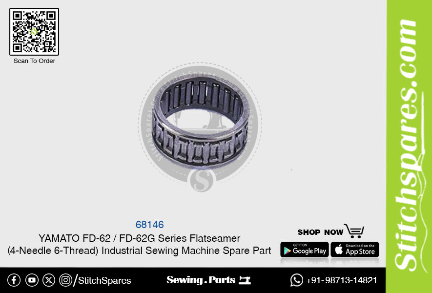 68146 YAMATO FD-62  FD-62G Series Flatseamer ( 4-Needle 6-Thread ) Industrial Sewing Machine Spare Part