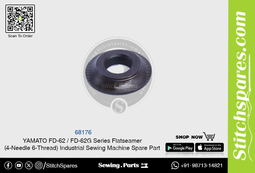 68176 YAMATO FD-62  FD-62G Series Flatseamer ( 4-Needle 6-Thread ) Industrial Sewing Machine Spare Part