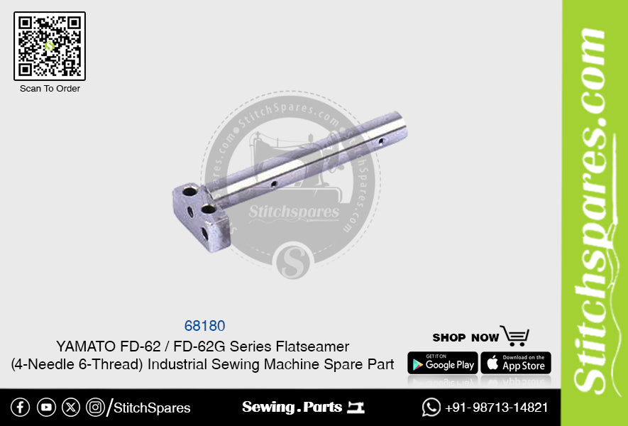 68180 YAMATO FD-62  FD-62G Series Flatseamer ( 4-Needle 6-Thread ) Industrial Sewing Machine Spare Part