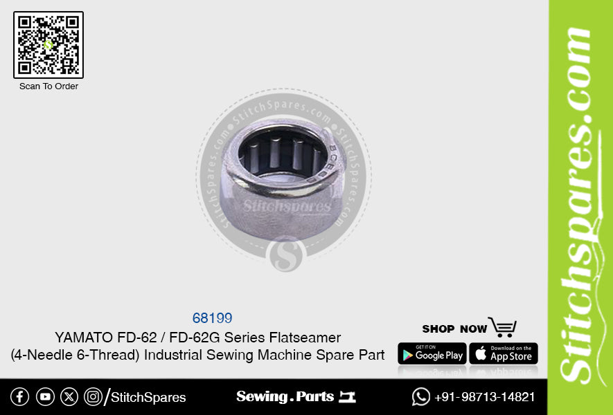 68199 YAMATO FD-62  FD-62G Series Flatseamer ( 4-Needle 6-Thread ) Industrial Sewing Machine Spare Part
