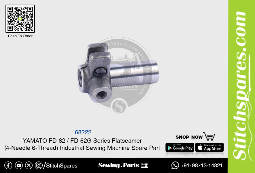 68222 YAMATO FD-62  FD-62G Series Flatseamer ( 4-Needle 6-Thread ) Industrial Sewing Machine Spare Part