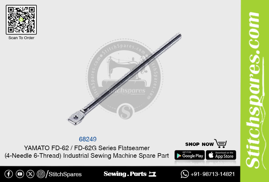 68249 YAMATO FD-62  FD-62G Series Flatseamer ( 4-Needle 6-Thread ) Industrial Sewing Machine Spare Part