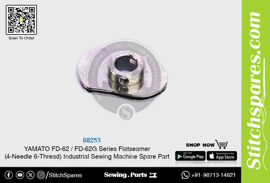 68253 YAMATO FD-62  FD-62G Series Flatseamer ( 4-Needle 6-Thread ) Industrial Sewing Machine Spare Part