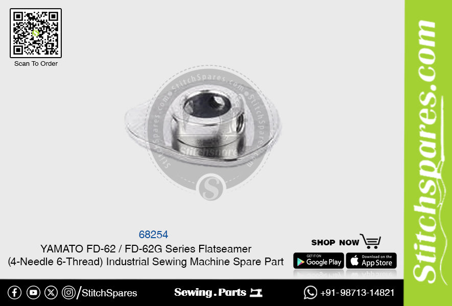 68254 YAMATO FD-62  FD-62G Series Flatseamer ( 4-Needle 6-Thread ) Industrial Sewing Machine Spare Part