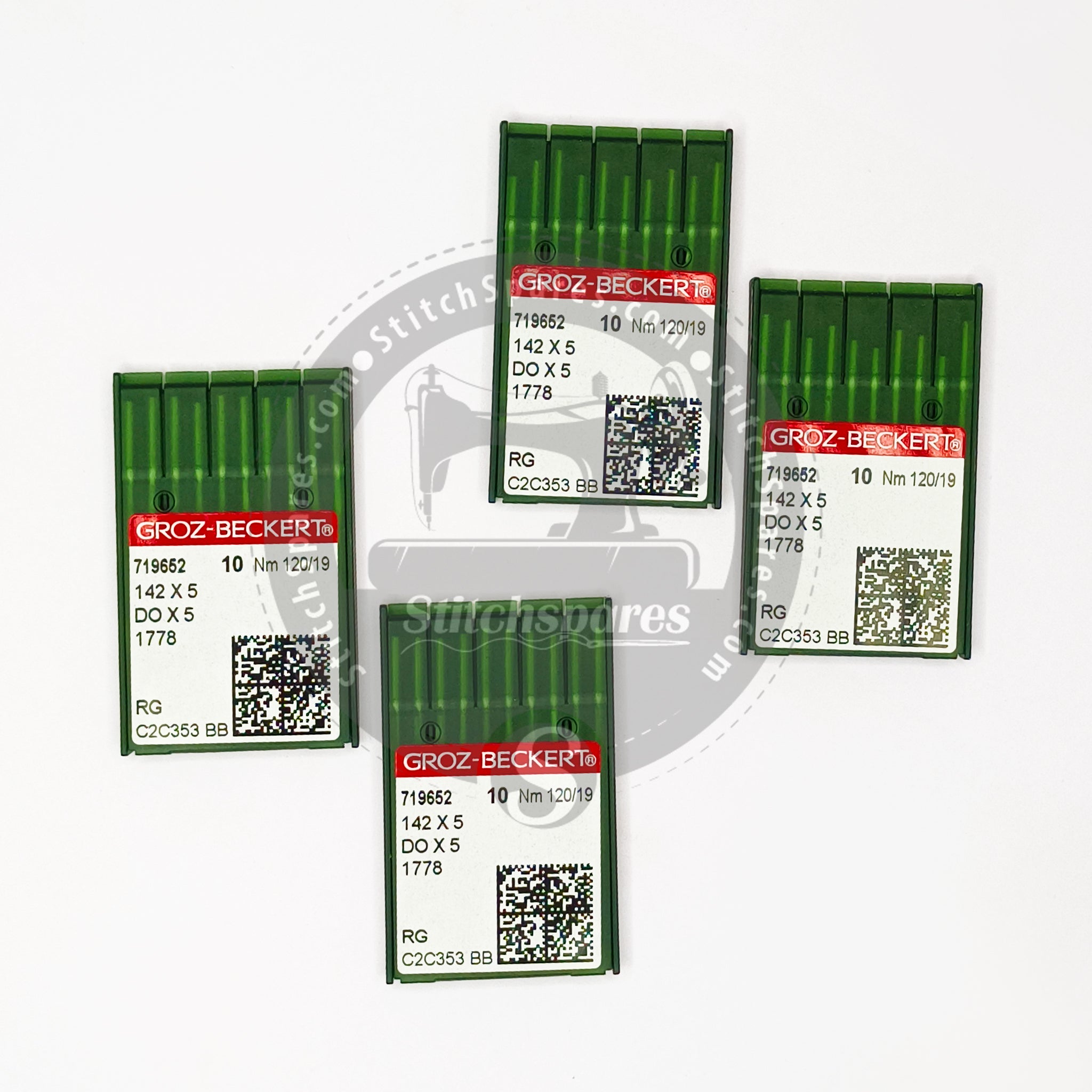 #719652 142 X 5 DO X 5 Nm 120/19 RG Groz Beckert Sewing Machine Needle