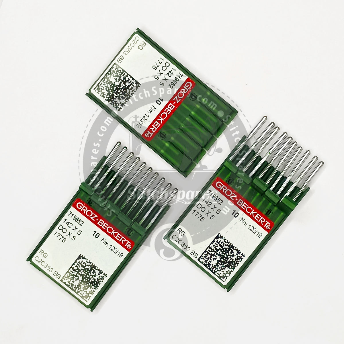 719652 DOx5 / 142x5 Nm 120/19 RG Groz Beckert Sewing Machine