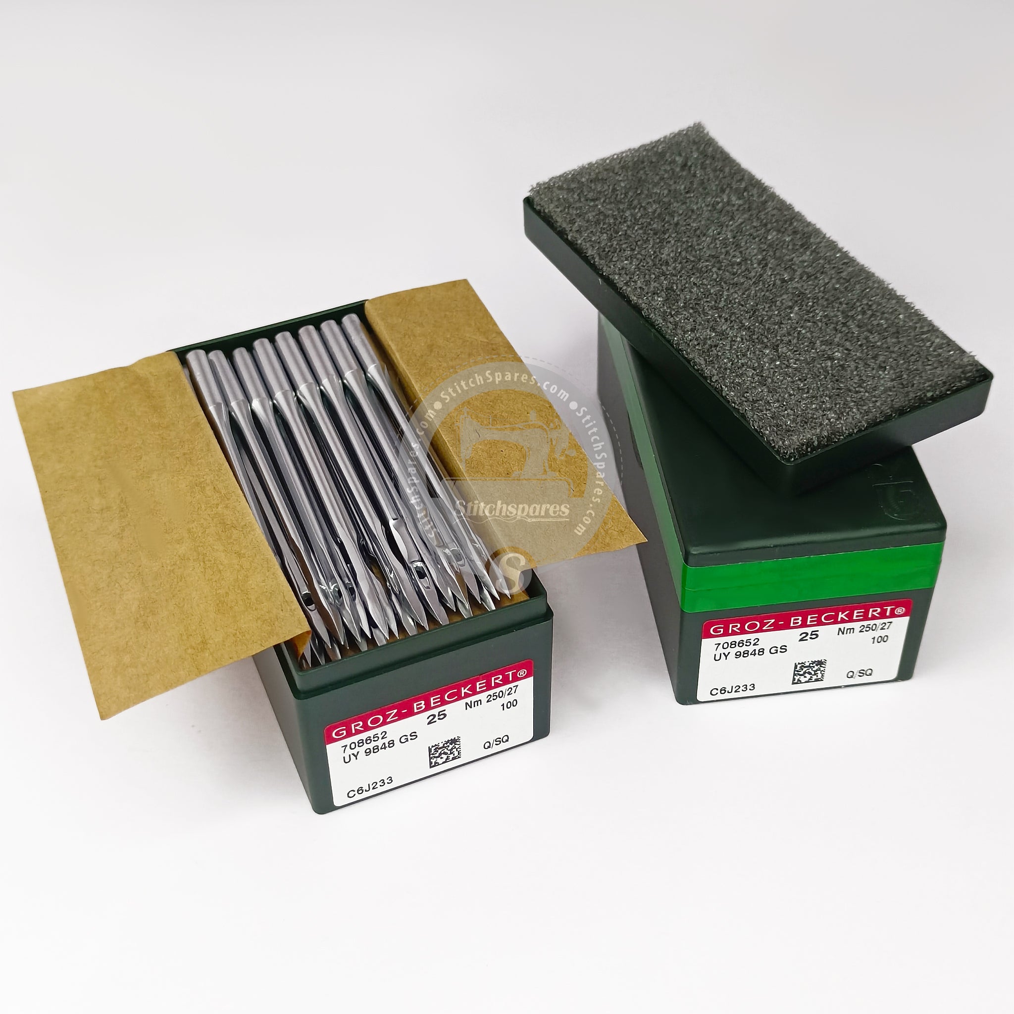708652 UY9848 / UY 9848 GS 250/27 Groz-Beckert Industrial Bag Sewing Machine Needles