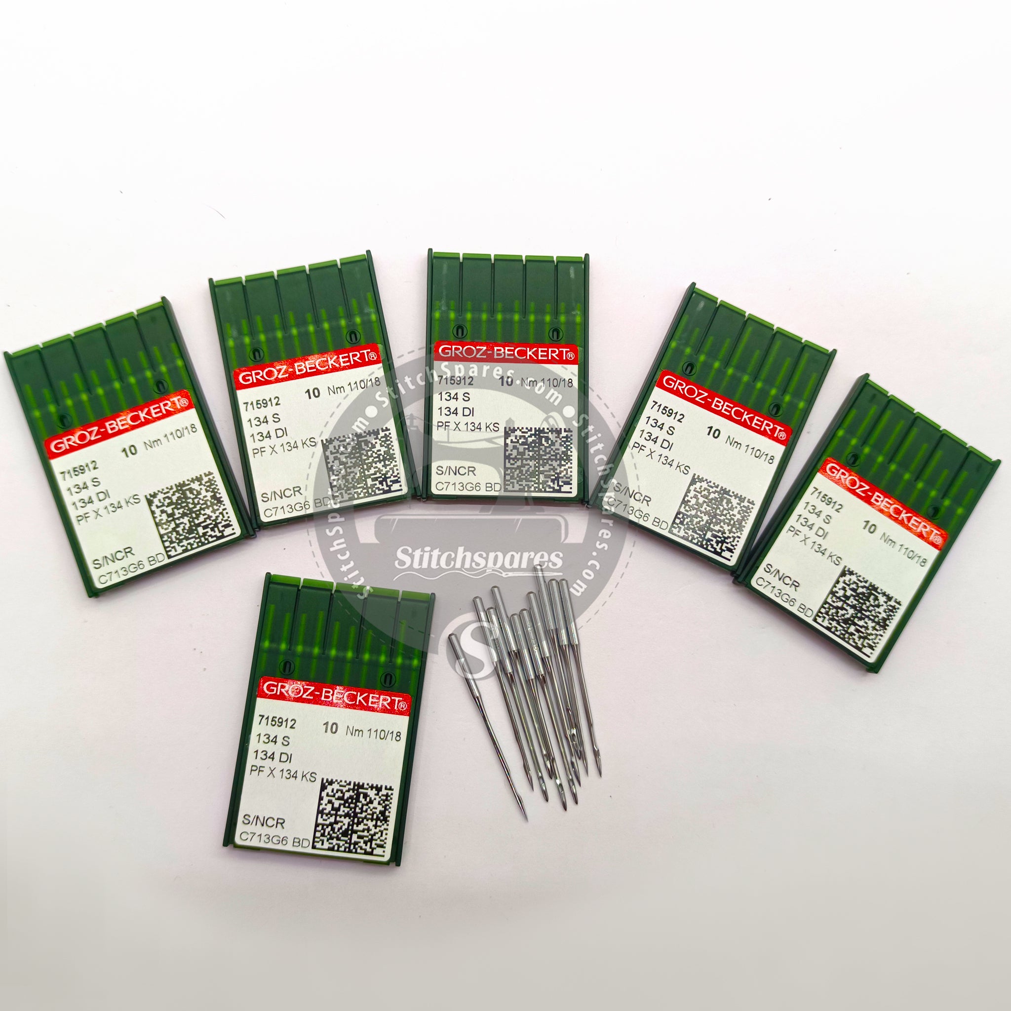 #715912 PFX134 KS / 134DI Nm 110/18 S/NCR (100Pcs Packing Unit) Groz Beckert Sewing Machine Needle
