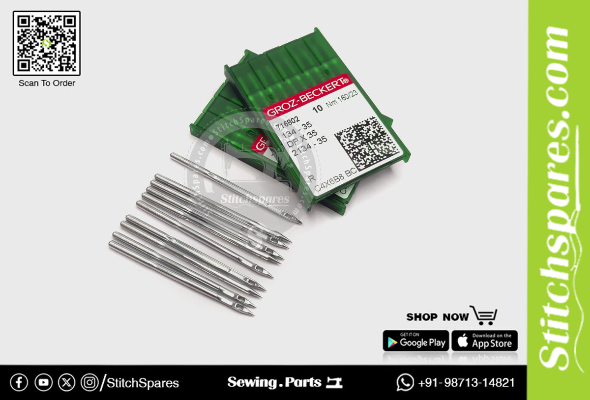 #716802 DPX35 Nm 160/23 R (100PCS) Aguja para máquina de coser Groz ...