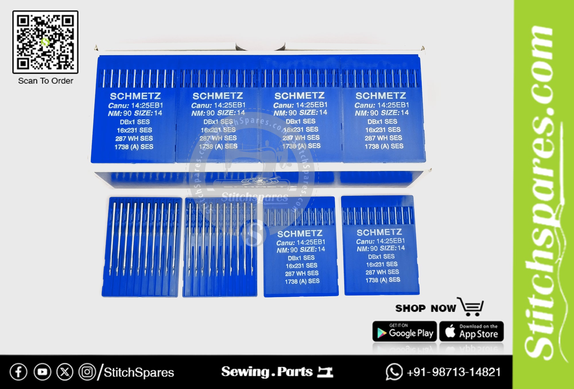 #717094 DBX1 Nm 90/14 FFG/SES Schmetz Sewing Machine Needle