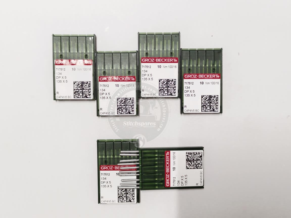 717512 DPX5 Nm 100/16 R Groz Beckert Sewing Machine Needle
