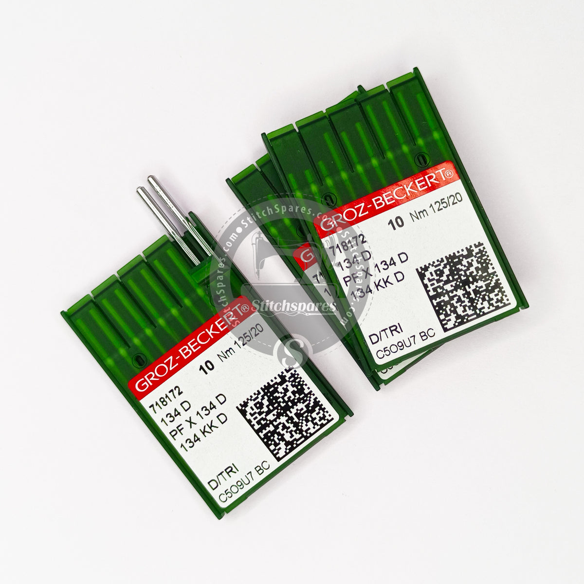 718172 134D / PFX134D Nm 125/20 D/TRI (Pack of 100 Needles) Groz