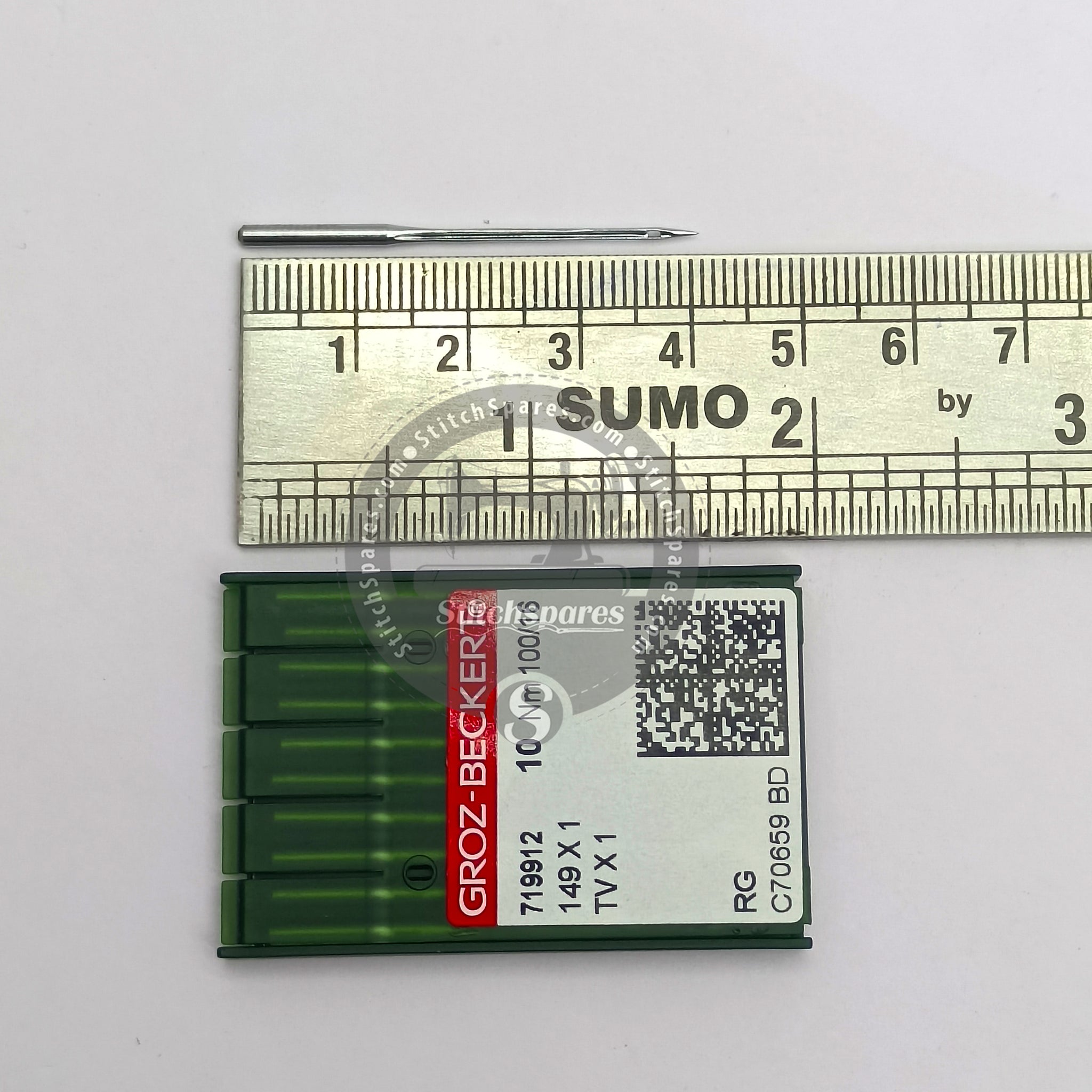 #719912 TVX1 Nm 100/16 RG (100PCS) Groz Beckert Sewing Machine Needle