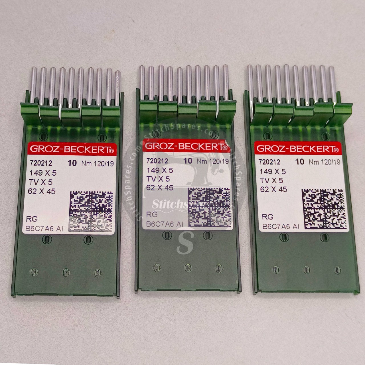 #720212 TVX5 Nm 120/19 RG Groz Beckert Needle Sewing Machine Needle