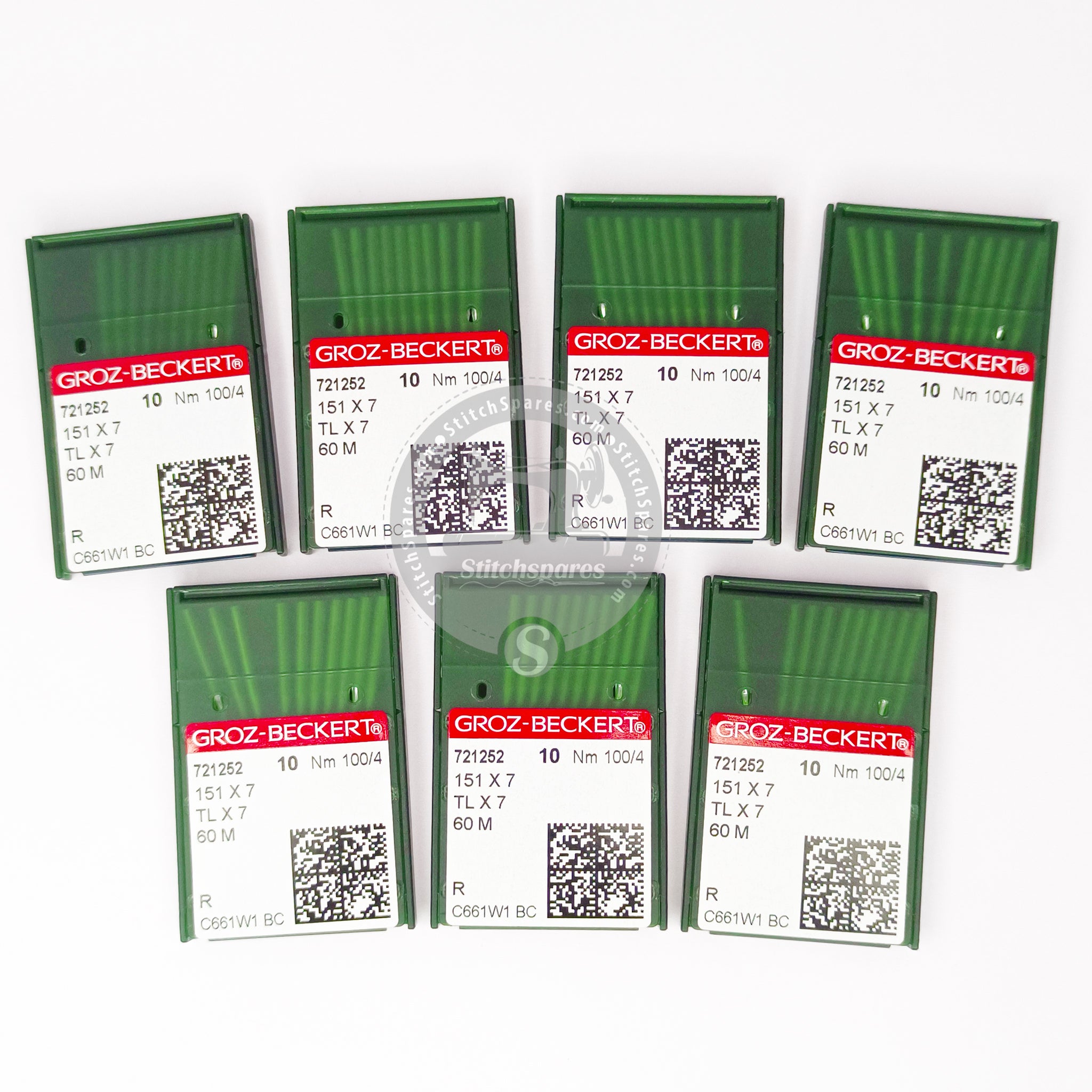#721252 151X7 / TLX7 Nm 100/4 R (100 PCS) Groz Beckert Sewing Machine Needle