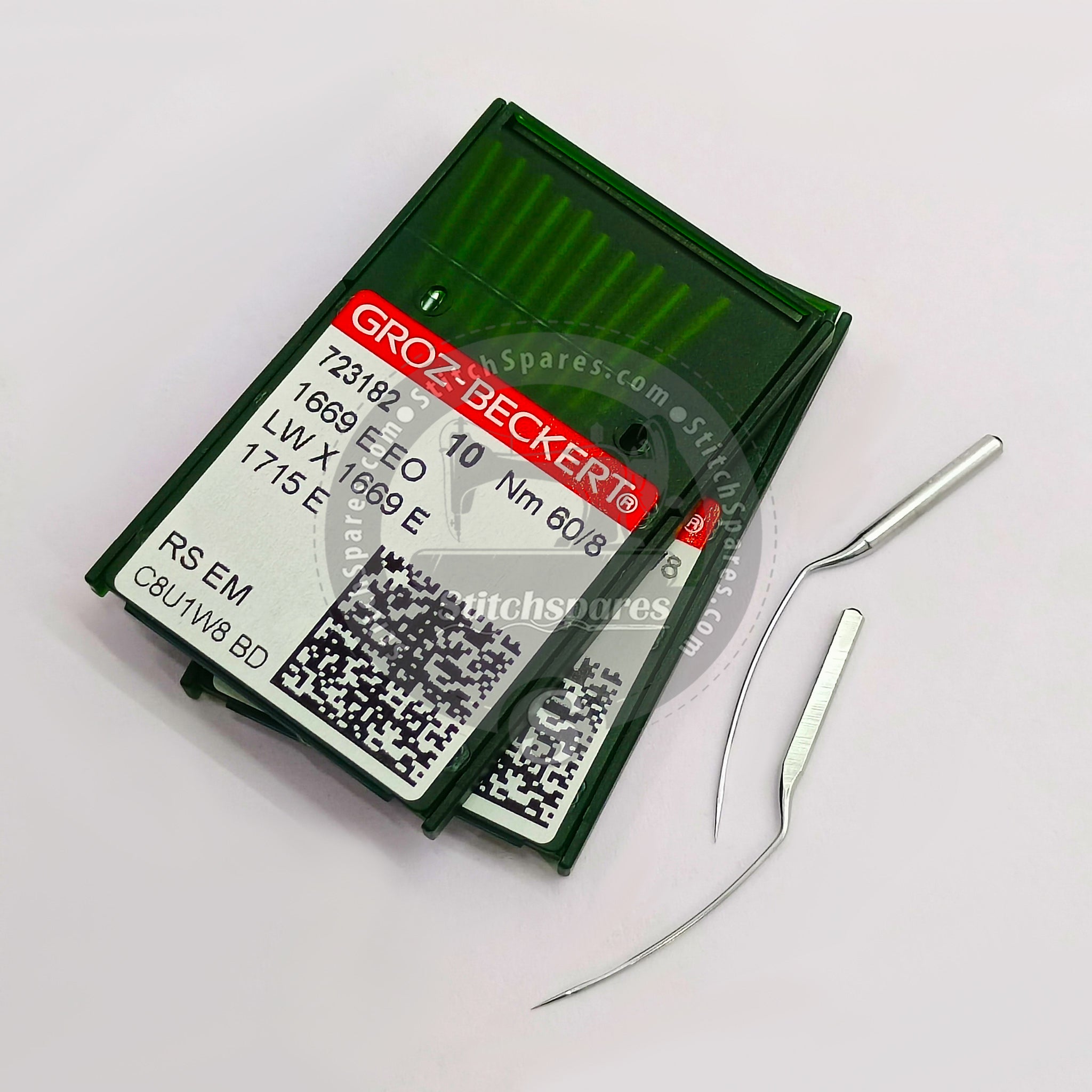 #723182 1669 E EO / LWX1669 E Nm 60/8 RS EM (Packing Unit 100Pcs) Groz Beckert Sewing Machine Needle