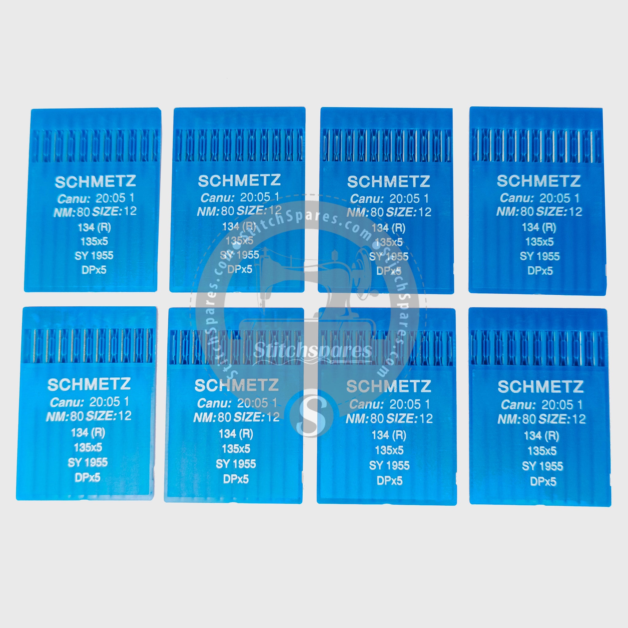 #726064 SY 1955 / DPX5 Nm 80/12 R (Pack of 100 Needles) Schmetz Sewing Machine Needles