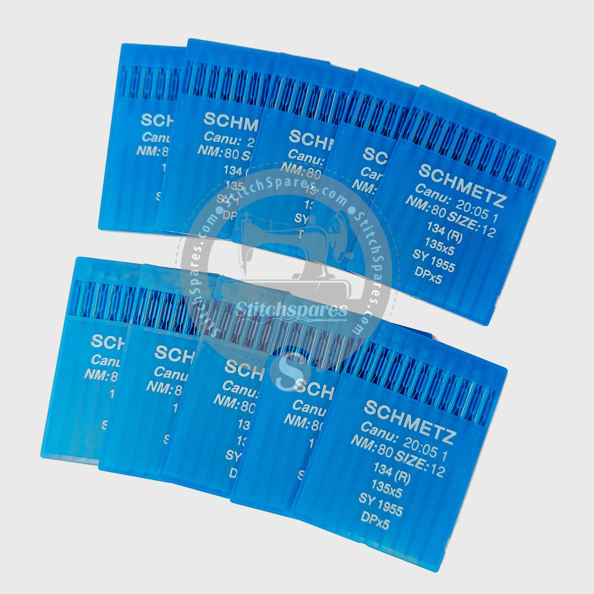 #726064 SY 1955 / DPX5 Nm 80/12 R (Pack of 100 Needles) Schmetz Sewing Machine Needles