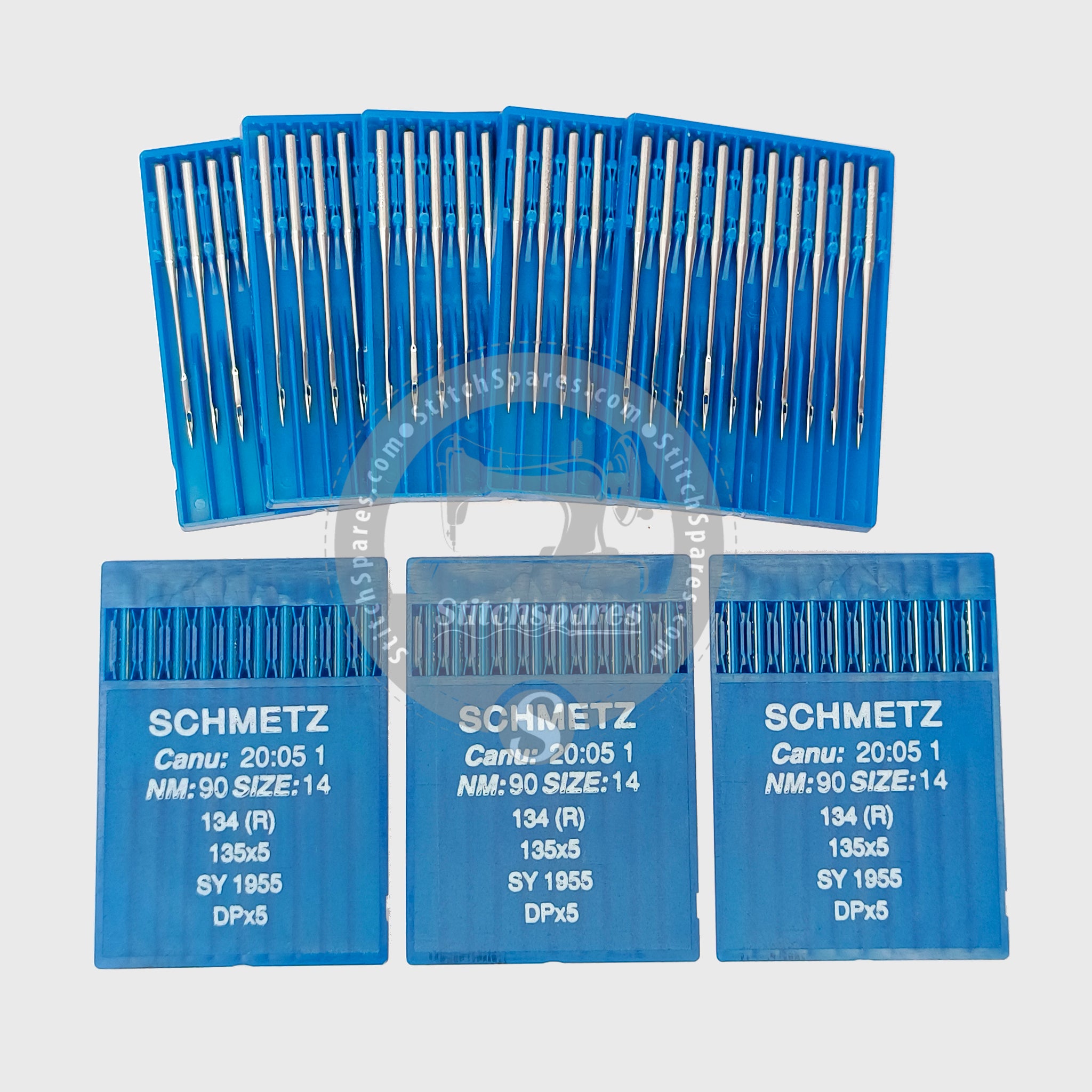 #726124 SY 1955 / DPX5 Nm 90/14 R (Pack of 100 Needles) Schmetz Sewing Machine Needles