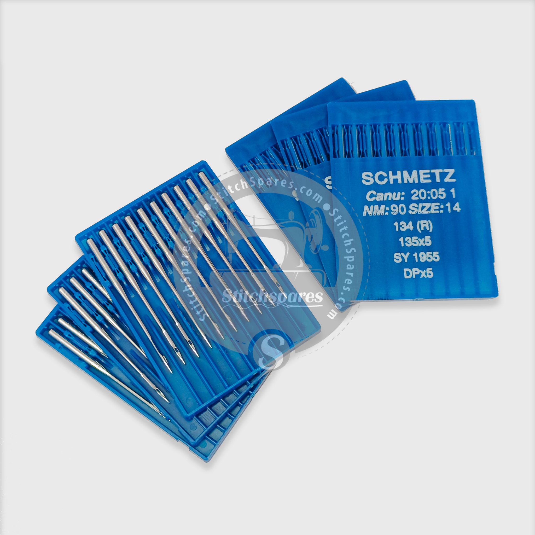 #726124 SY 1955 / DPX5 Nm 90/14 R (Pack of 100 Needles) Schmetz Sewing Machine Needles