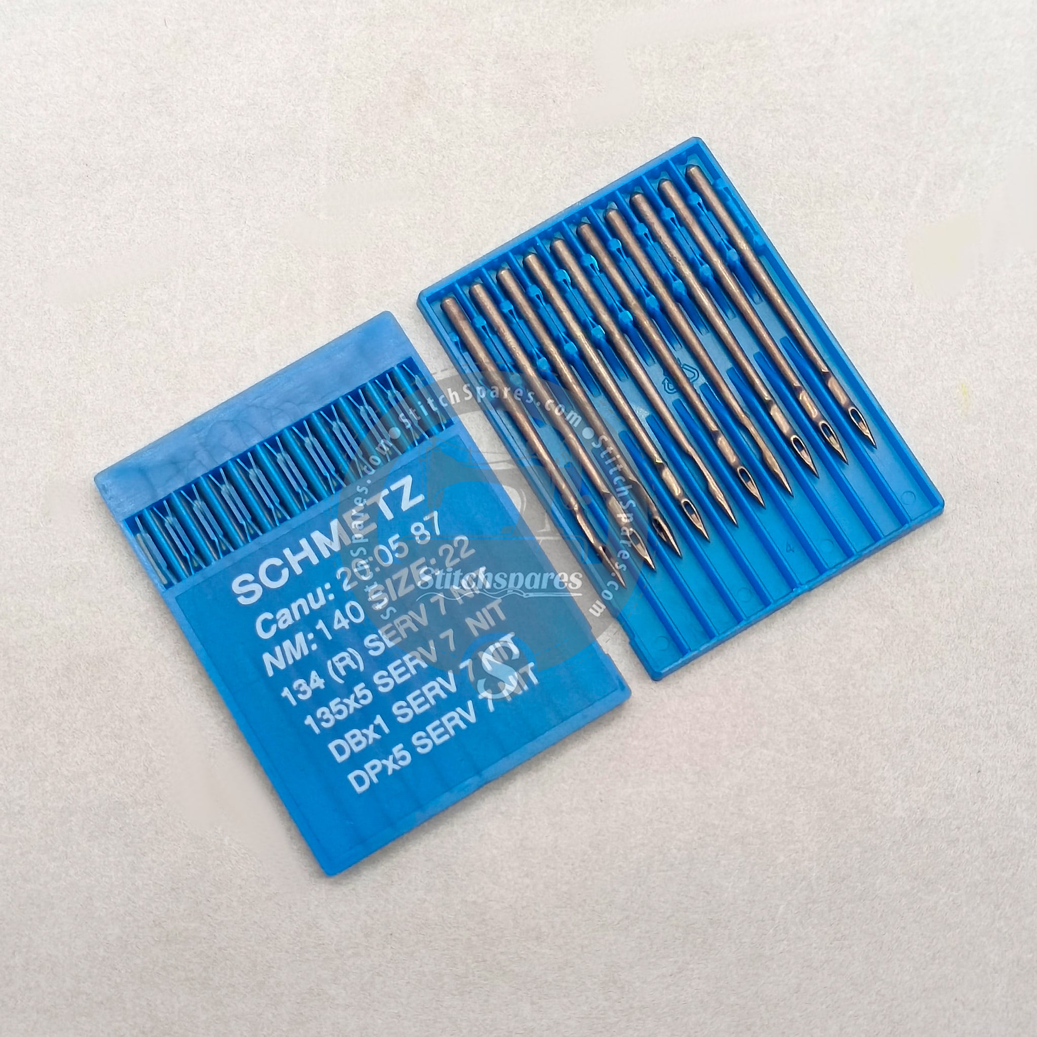 #727424 DBX1 SERV 7 NIT / DPX5 SERV 7 NIT Nm 140/22 R ( 100 PCS ) SCHMETZ Sewing Machine Needle