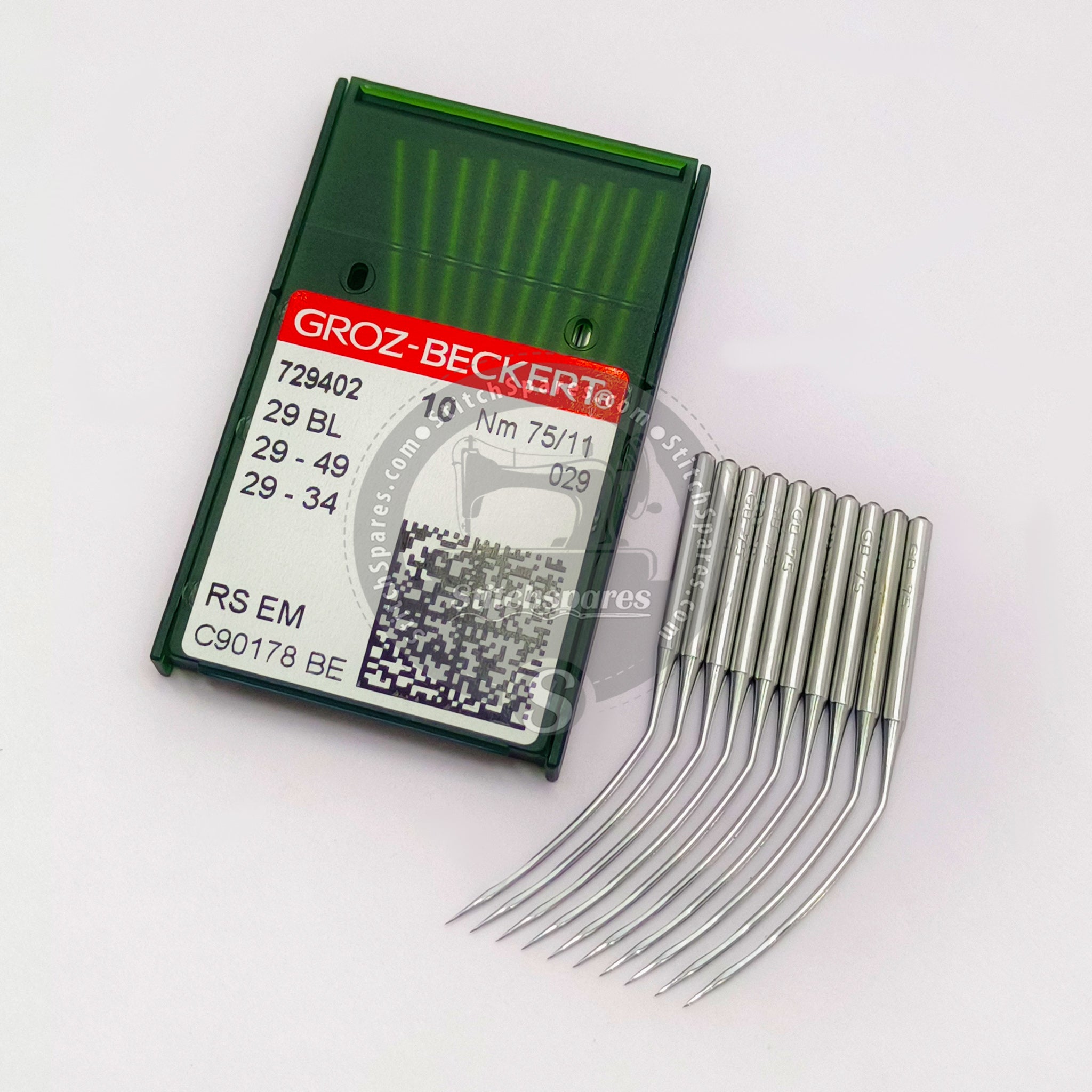 #729402 29-49 / 29BL Nm 75/11 RS EM Groz Beckert Sewing Machine Needle
