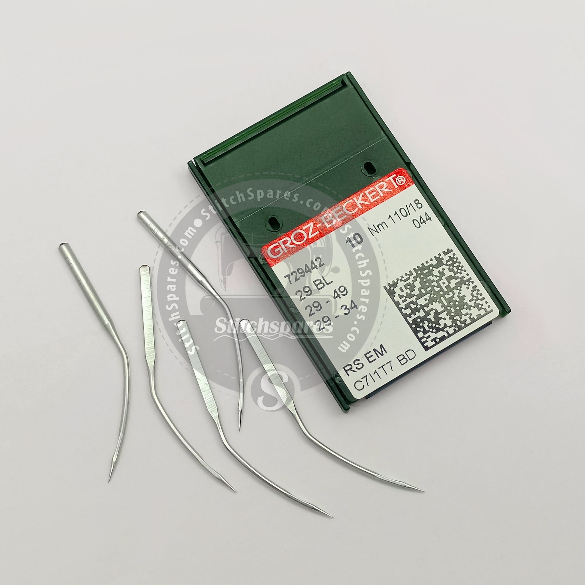 #729442 29BL Nm 110/18 RS EM Groz Beckert Sewing Machine Needle